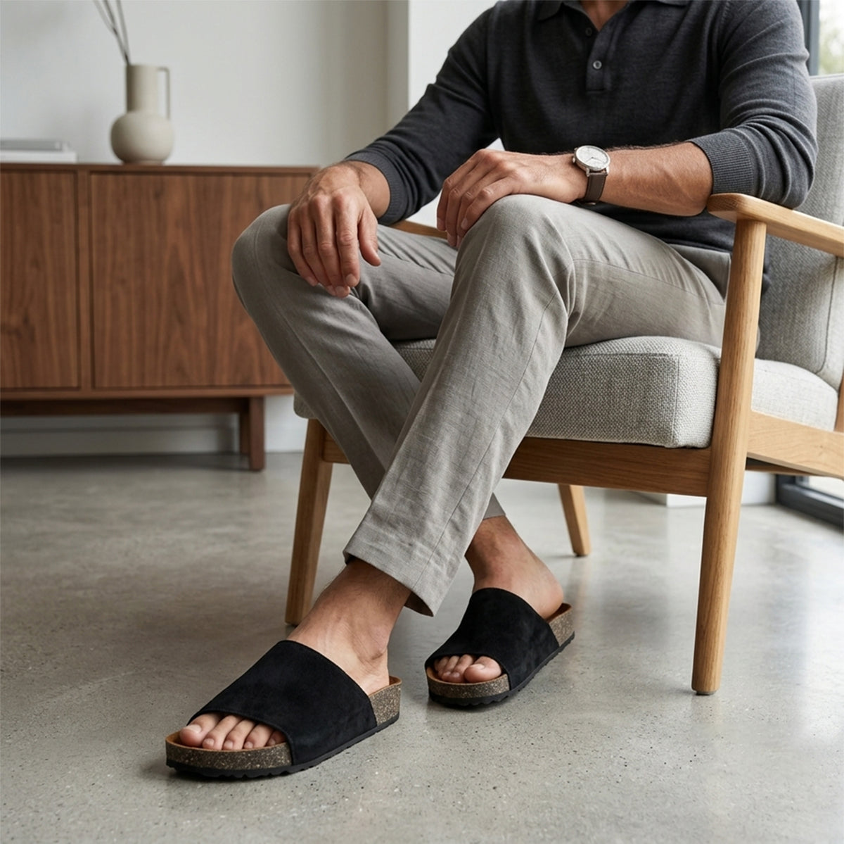 The Core Suede Slide
