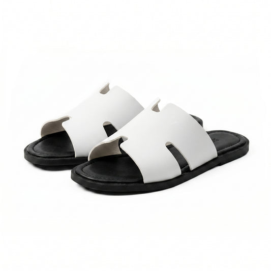 Midnight Ease Slides In White
