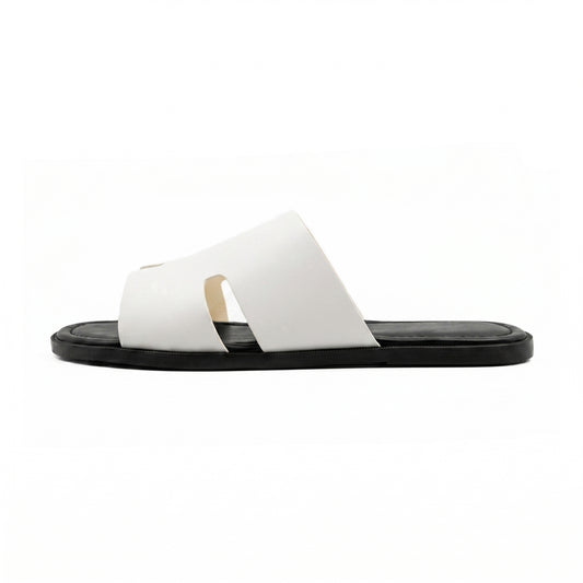 Midnight Ease Slides In White