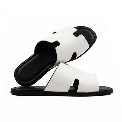 Midnight Ease Slides In White
