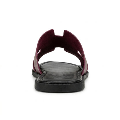 Midnight Ease Slides In Burgundy