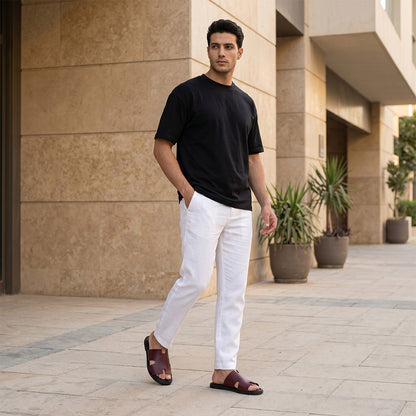 Midnight Ease Slides In Burgundy