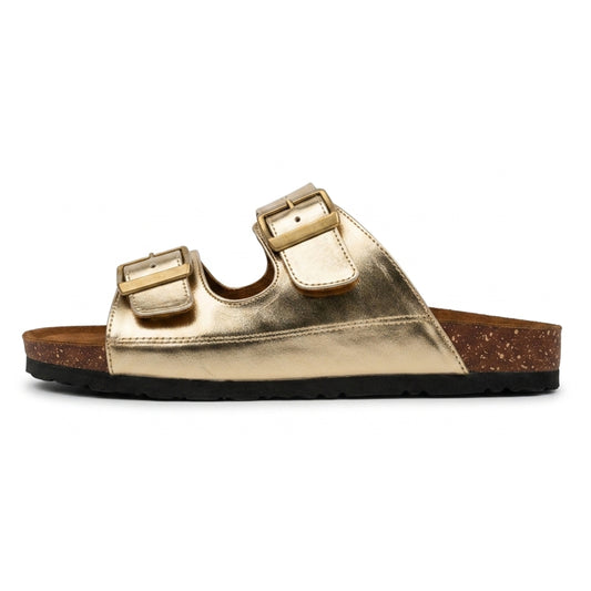 Aurelia Buckle Slippers