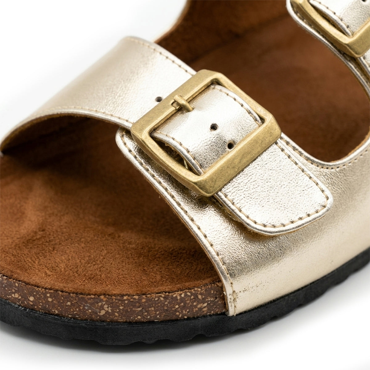 Aurelia Buckle Slippers