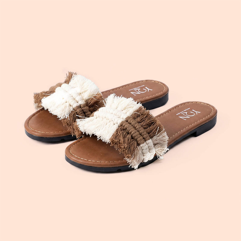 Sahara Macrame Slippers