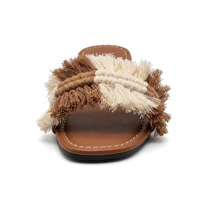 Sahara Macrame Slippers