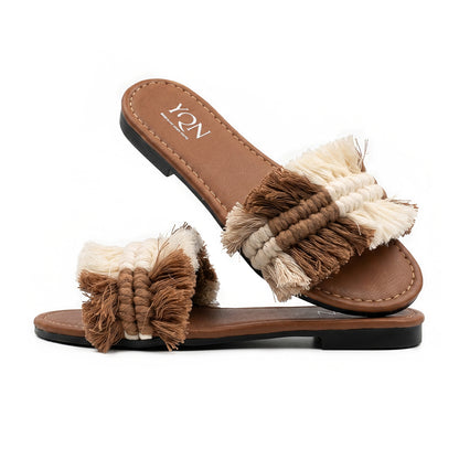 Sahara Macrame Slippers