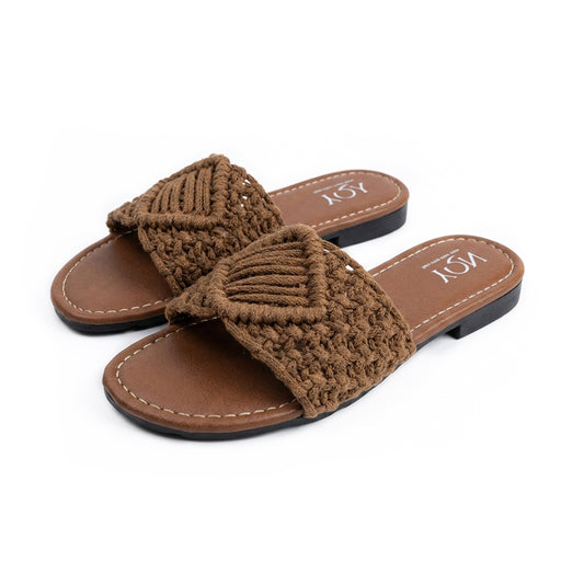 Luna Macrame Slippers